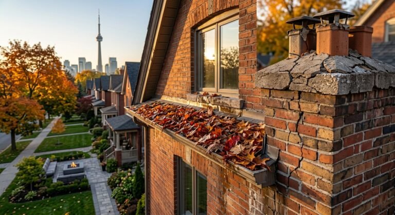 Eavestrough and Chimney Repairs in GTA Small Problems That Become Big Bills